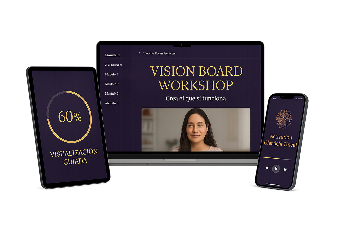 Vision Board Workshop · Sandra Suárez — taller online completo